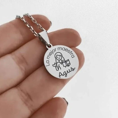 "CONEXIÓN INFINITA" COLLAR CIRCULAR PERSONALIZADO